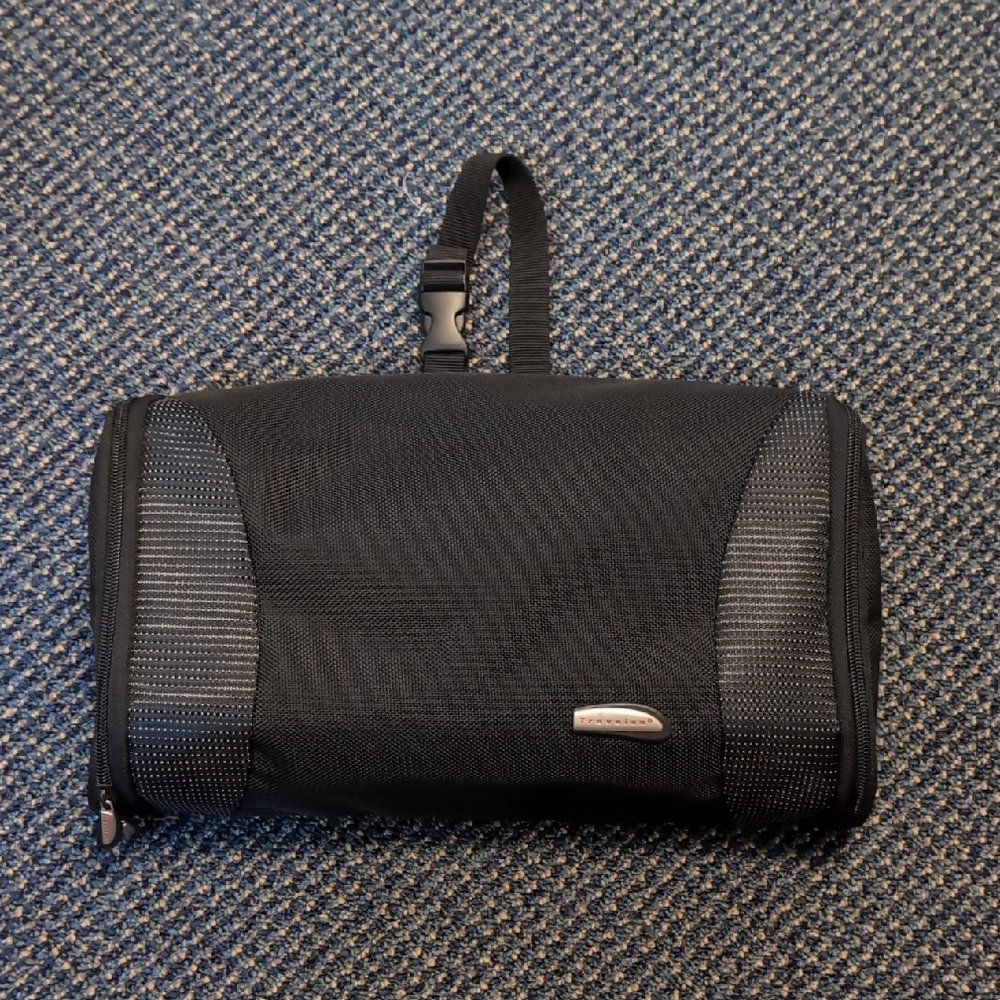 Travelon Unisex Hanging Black Toiletry Bag